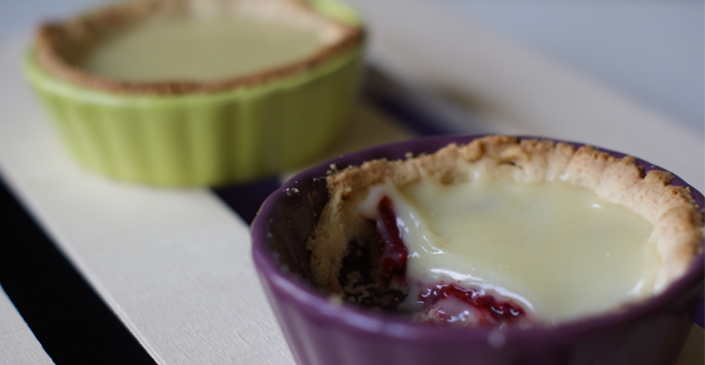 Tarte chocolat blanc Framboise - Feuille de choux