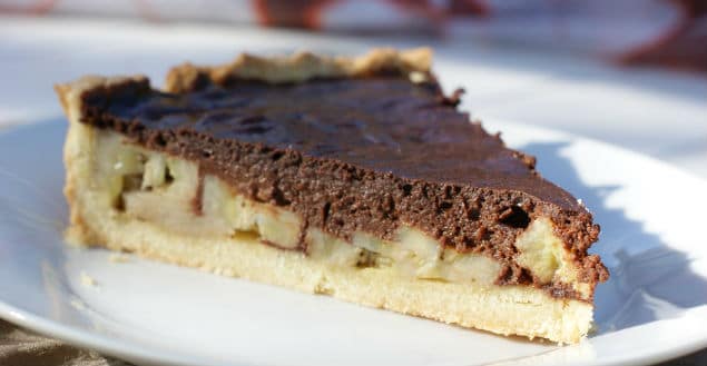 Tarte chocolat banane recette chocolat-Feuille de choux