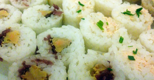 Recette japonaise: les makis! Feuille de choux