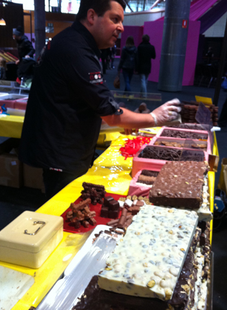 Chocolat Beussent-Lachelle, salon du chocolat de Lille - Feuille de choux