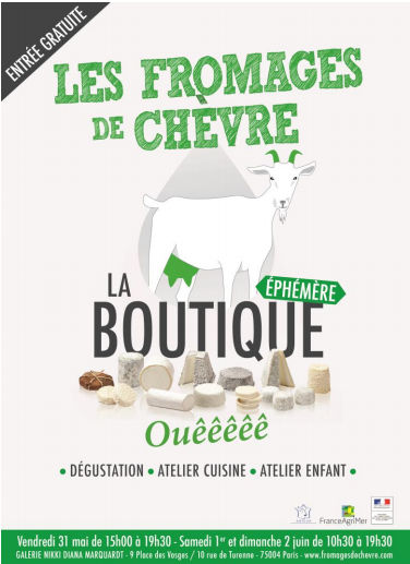 Boutique éphémère fromage de chèvre - Feuille de choux