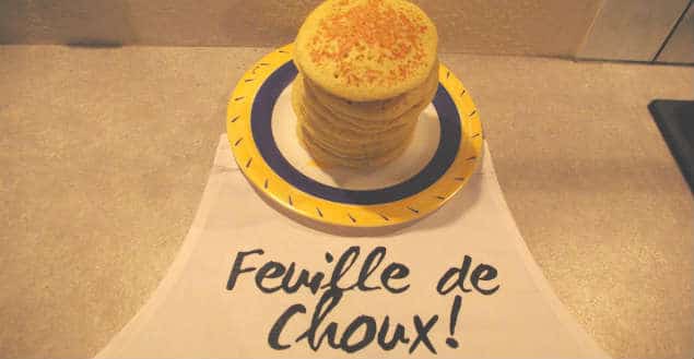 Recette de pancakes- Feuille de choux