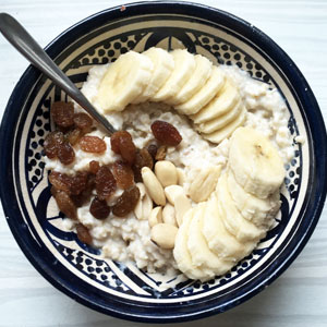 Porridge coco banane pour diet réussie