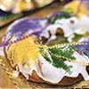 King cake de la nouvelle orleans-Feuille de choux