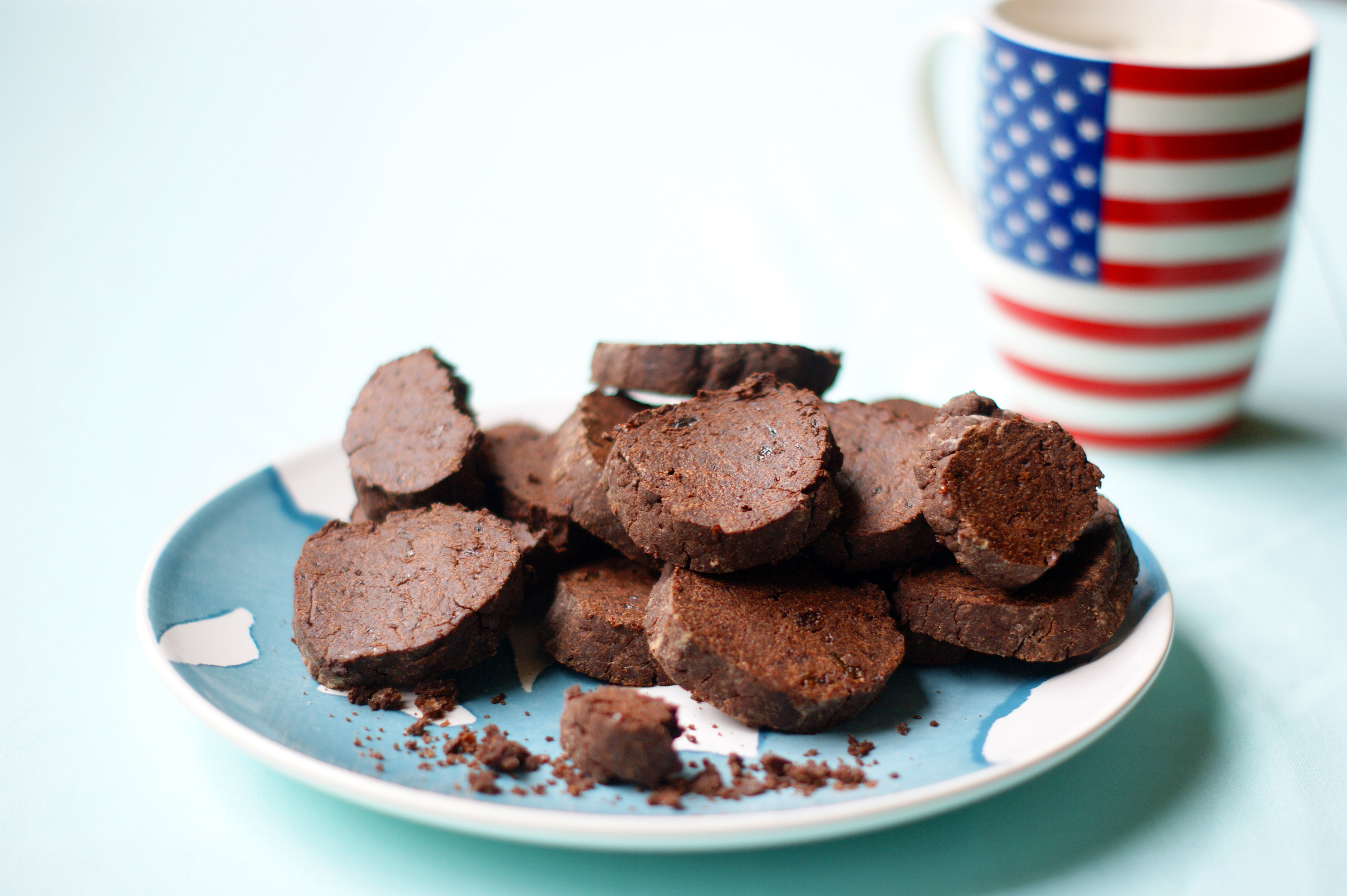 Sablés cacao et fleur de seul sans sucre