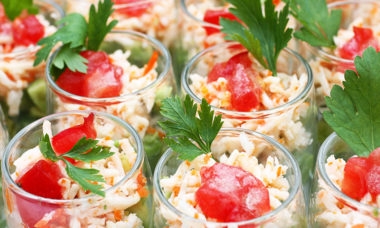 verrine avocat surimi st moret legere - feuille de choux