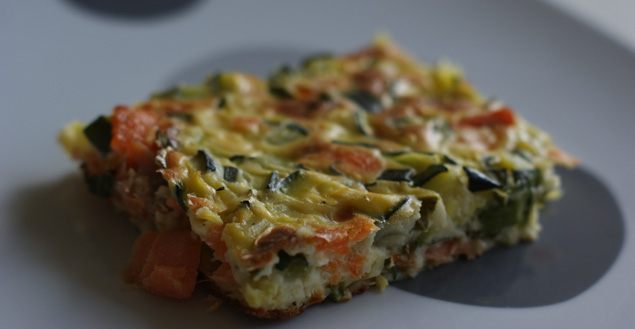 clafoutis-courgette-saumon-fumé-feuille-de-choux