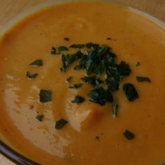 soupe de patate douce mini – Feuille de choux