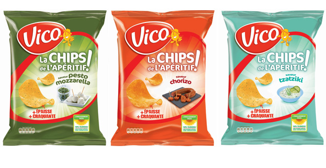 Les chips Vico pour l'apéro! Feuille de choux