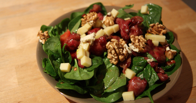 Salade vitaminée du Périgord - Feuille de choux