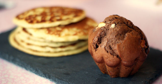 Les muffins double chocolat super gourmands! Feuille de choux
