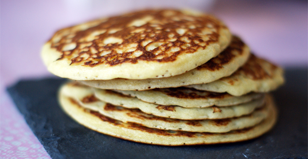 Miam les pancakes pour le brunch! Feuille de choux