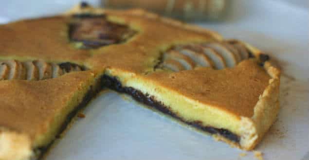 Tarte amandine poire chocolat recette de tarte - Feuille de choux