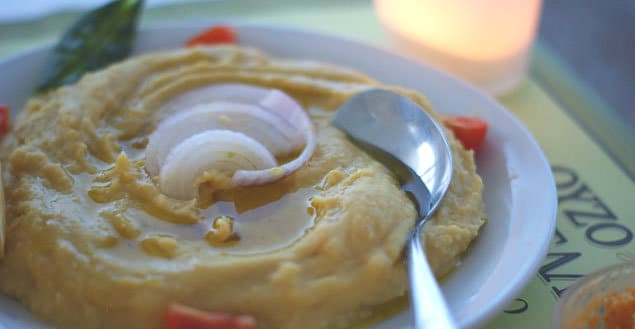 Houmous recette grecque du houmous-Feuille de choux