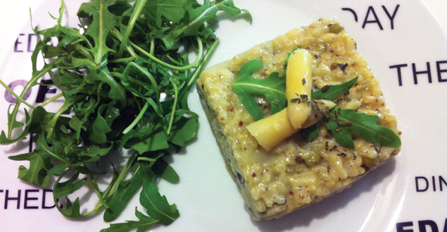 Risotto aux asperges et parmesan - Feuille-de-choux