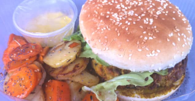 Burger vegan à strasbourg bistrot chocolat-Feuille de choux