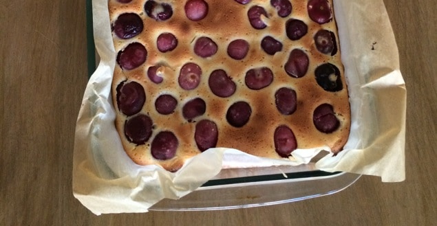 clafoutis cerises ameliore feuille de choux