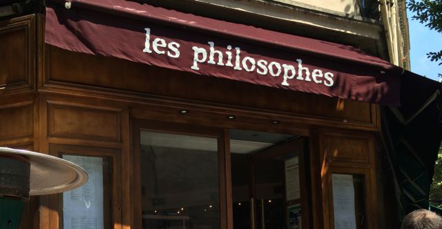 Restaurant les philosophes à Paris - Feuille de choux