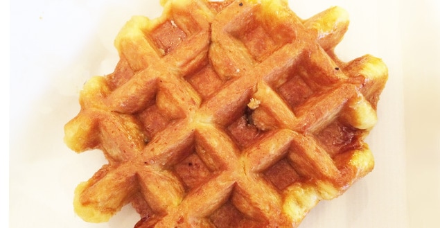 gaufre liegeoise comptoir belge Feuille de choux