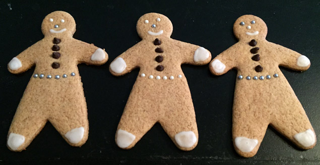 Bonhomme en pain d'épices cadeau gourmand- Feuille de choux