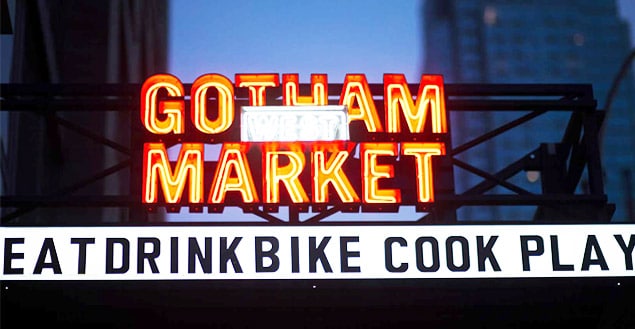 Gotham west market New York Feuille de choux