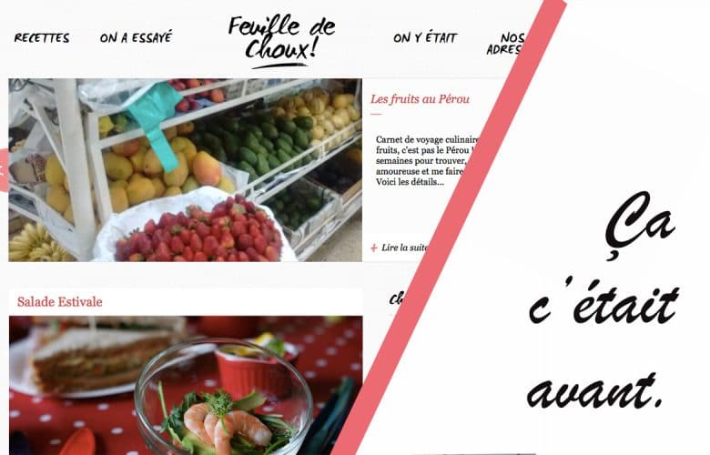changement de template feuille de choux