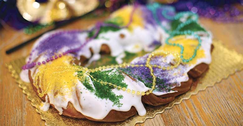 king cake de la nouvelle orleans-Feuille de choux