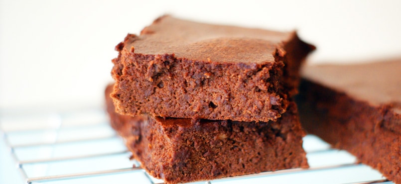 Gâteau au chocolat sans sucre et sans beurre fondant