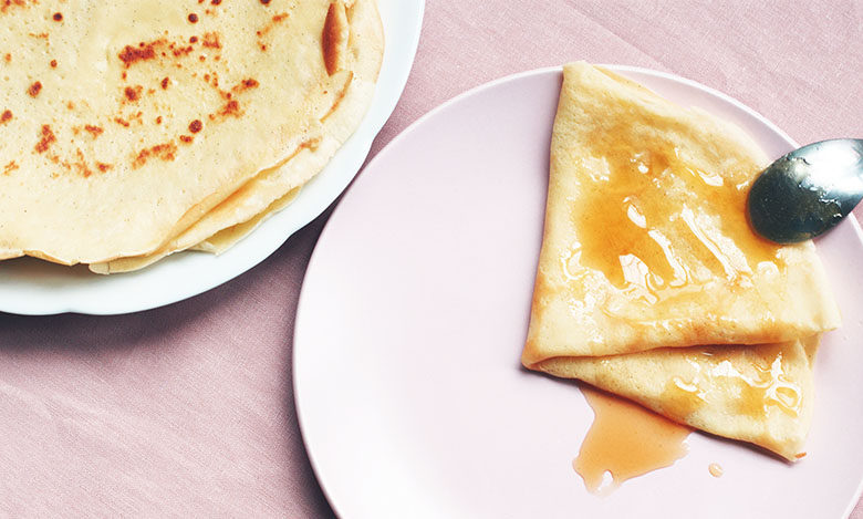 crepe sans sucre, recette pour la chandeleur - feuille de choux