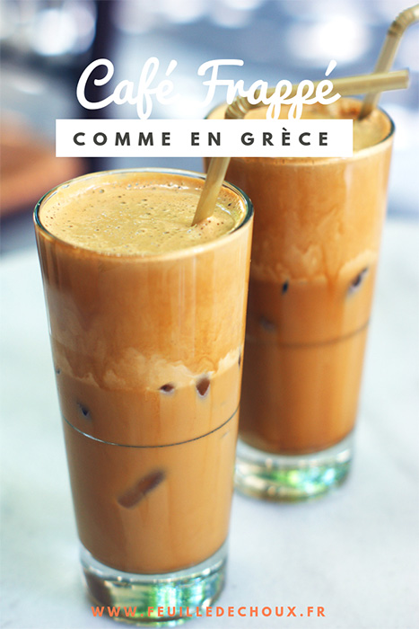  café frappé grec recette