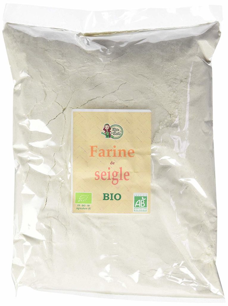 Farine de seigle bio pour levain naturel au top