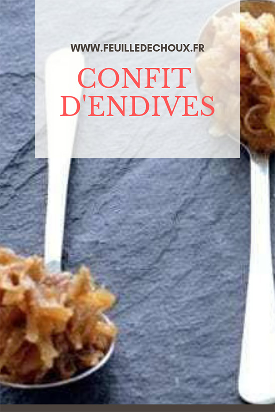 Confit d'endives