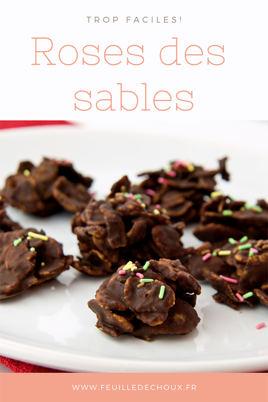 Recette de roses des sables avec végétaline