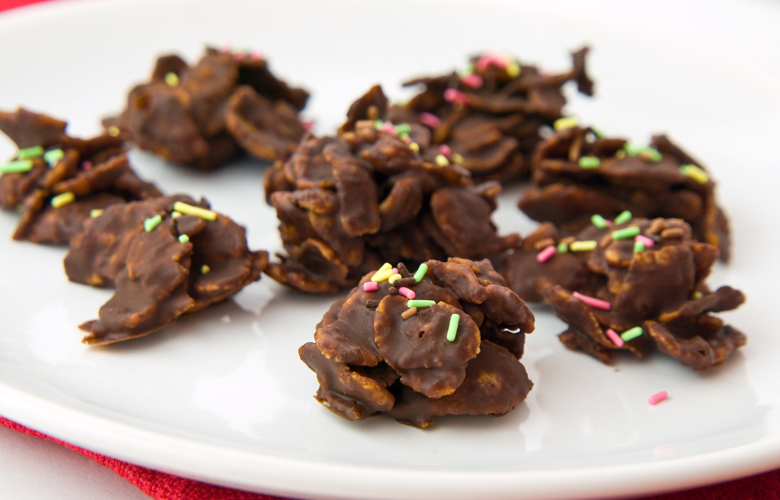 Recette de roses des sables avec végétaline