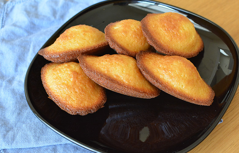 recette de madeleine moelleuse et bien dodue!