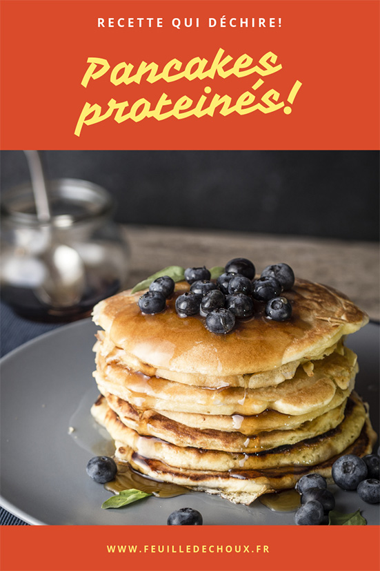 recette de pancakes proteinés