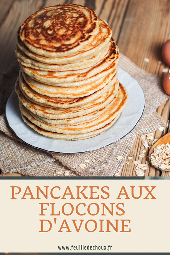 Pancakes aux flocons d'avoine, pancake minceur