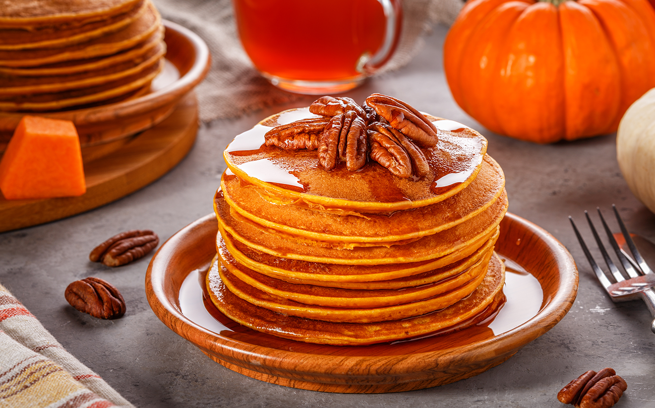 Paccakes de citrouille moelleux | La fin